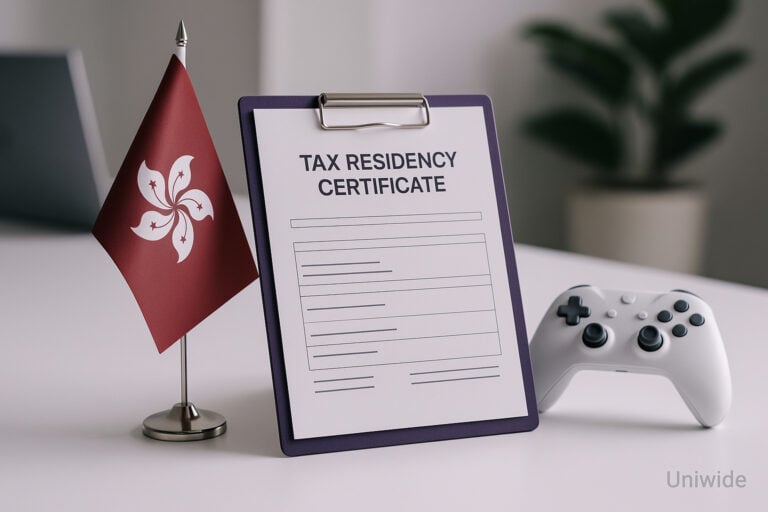 Hong Kong Tax Residency Certificate Case Study for a Game Studio