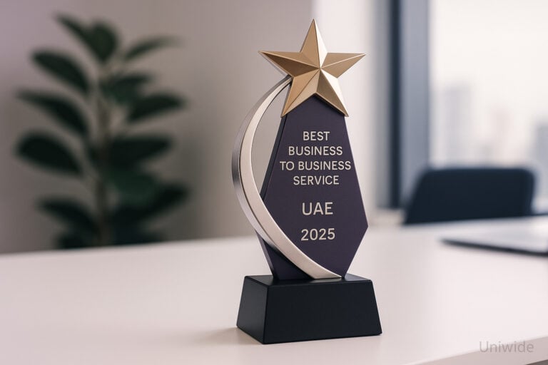 Uniwide Advisors recognised as the Best B2B Service in the UAE 2025