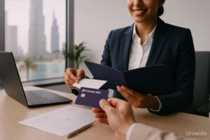Opening an Emirates NBD personal bank account in Dubai with one day on the ground